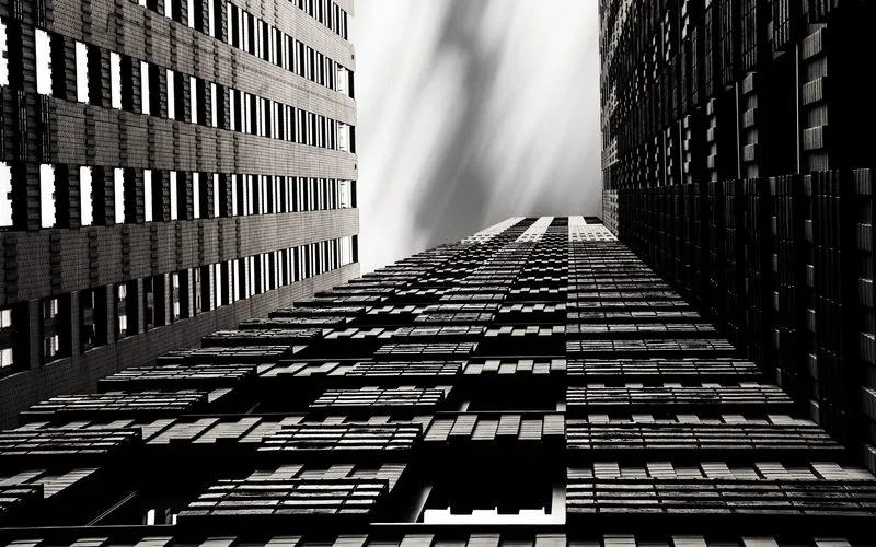 City skyscraper architecture